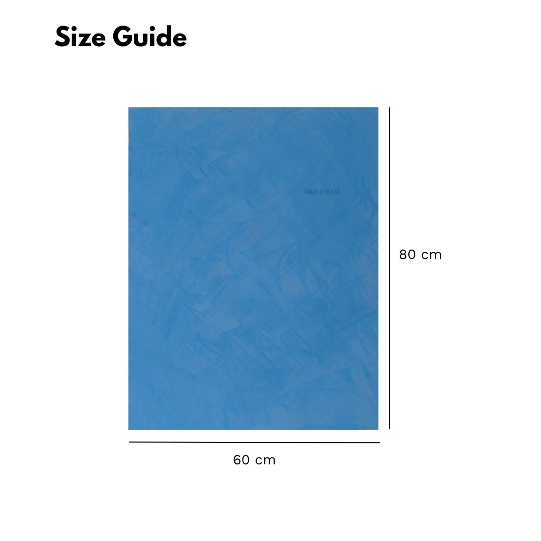 IMPODIO Artboard Stucco Cooks Blue 80x60 cm |  Alas foto background properti estetik | Content creator online shop UMKM