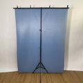 IMPODIO Paket T-Stand Backdrop Studio Foto Lengkap 200x100 cm - Background Waterproof Doff Warna Polos atau Motif 200x140 cm