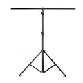 IMPODIO Paket T-Stand Backdrop Studio Foto Lengkap 200x100 cm - Background Waterproof Doff Warna Polos atau Motif 200x140 cm