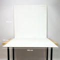 IMPODIO Alas Foto Jumbo PUTIH polos - Background Backdrop Foto Waterproof Latar Belakang Photography