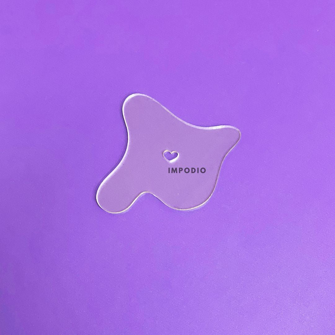 IMPODIO Coaster aesthetic bening acrylic / props foto akrilik