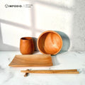 IMPODIO Paket Japanese Food Set Aesthetic - Properti Foto Produk Makanan Minuman - Peralatan Makan Jepang Minimalis