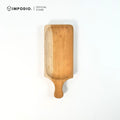IMPODIO Piring Saji unik Kayu asli tebal ukuran 30cm x 12cm - Properti Foto Makanan Aesthetic