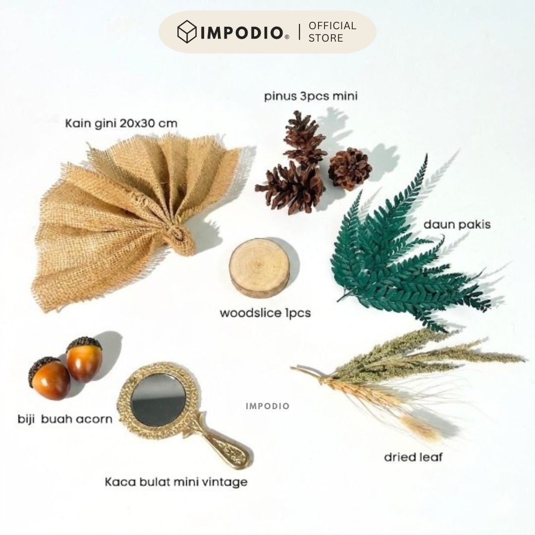 IMPODIO Paket vintage style - set rustic properti props photo