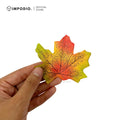 IMPODIO Daun Maple Palsu 12pcs - Properti Foto Estetik Tema Autumn Dekorasi Background Flatlay Produk