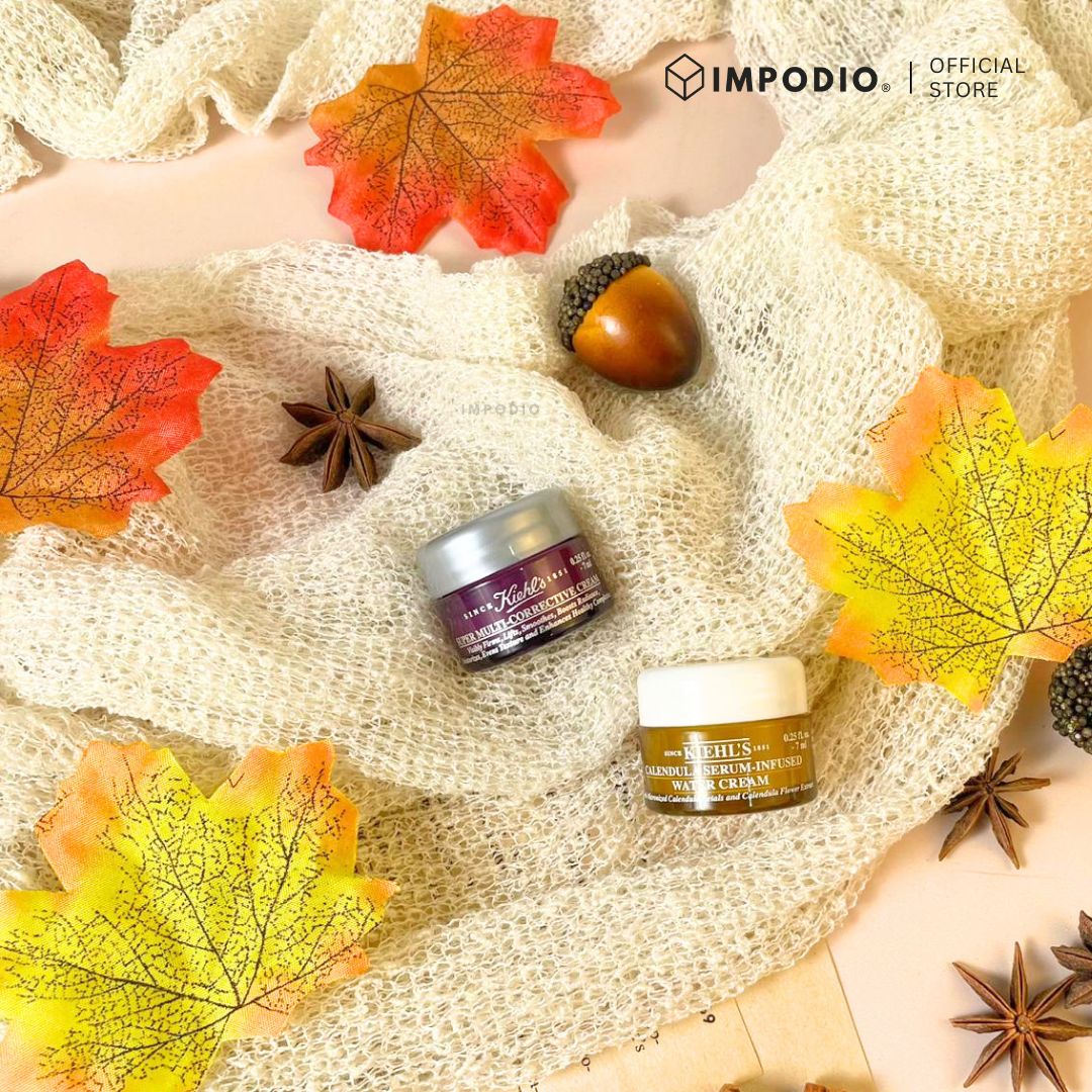 IMPODIO Daun Maple Palsu 12pcs - Properti Foto Estetik Tema Autumn Dekorasi Background Flatlay Produk