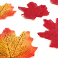 IMPODIO Daun Maple Palsu 12pcs - Properti Foto Estetik Tema Autumn Dekorasi Background Flatlay Produk
