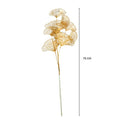IMPODIO Daun Bunga Ginkgo Emas - Artificial Golden Flower props foto