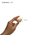IMPODIO Bola Kayu Natural 2cm dan 4cm - Properti Foto Estetik Hiasan Miniatur Kayu Dekorasi Meja