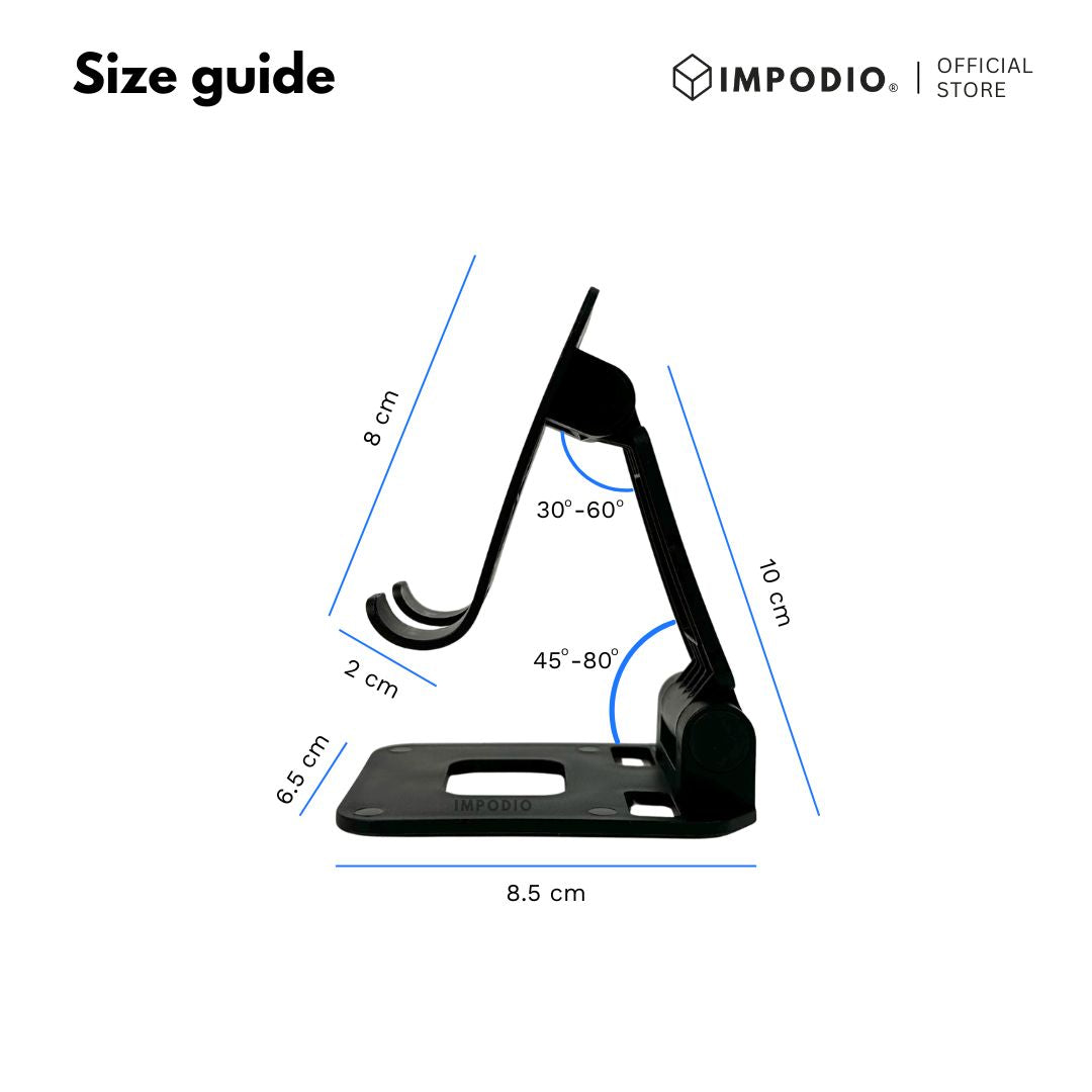 IMPODIO Handphone stand holder – Pegangan HP di meja – dudukan HP