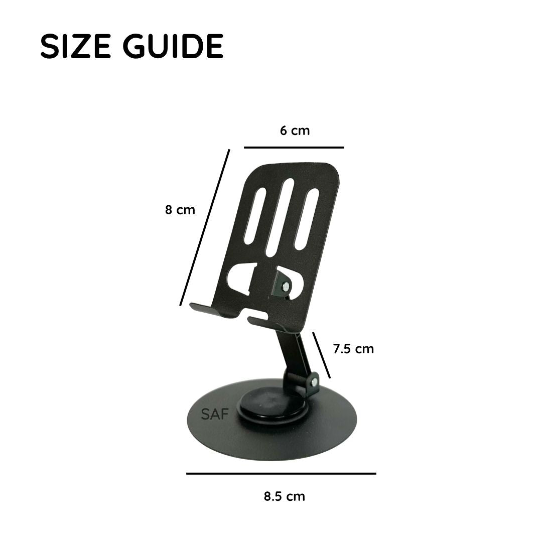 IMPODIO Phone Holder Meja Bahan Besi HP Tablet