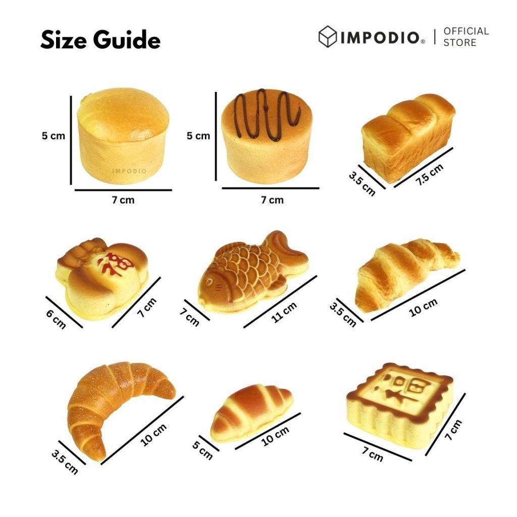 IMPODIO Roti Palsu – Artificial Bread Realistis
