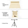 IMPODIO Background PVC warna soft brown – Coklat Pastel 60x100cm