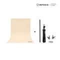 IMPODIO Background PVC warna soft brown – Coklat Pastel 60x100cm