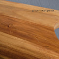 IMPODIO Talenan Kayu Jati asli Gagang alumunium ukuran 30cm x 20cm