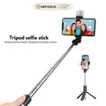IMPODIO Tripod Selfie – Stick with LED Fill Lights