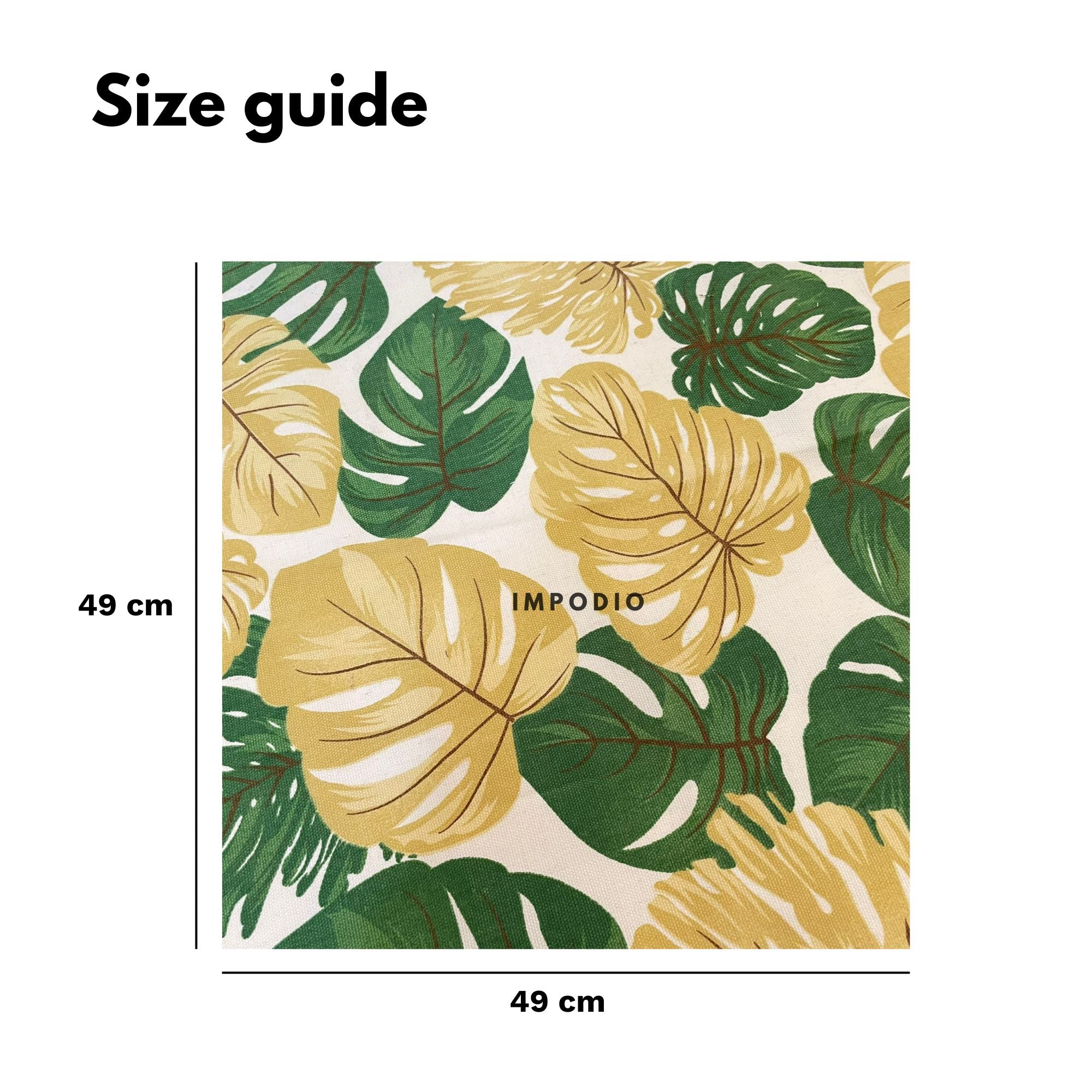 IMPODIO Tropical Napkin – kain kanvas props foto