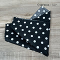 IMPODIO [PAKET 4pcs] napkin b&w kain piknik - props foto