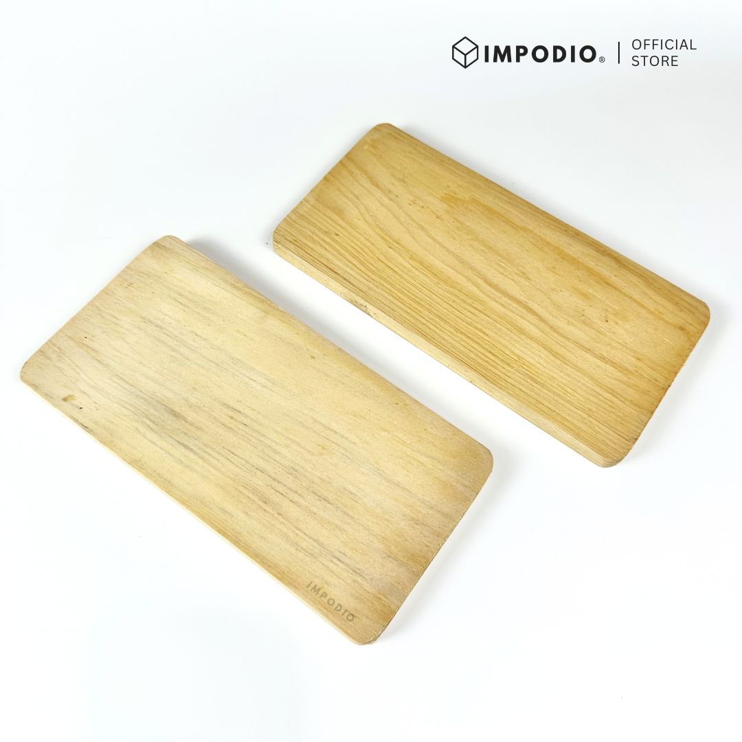 IMPODIO kayu kotak 20x10cm pinus bahan decoupage – lukis –