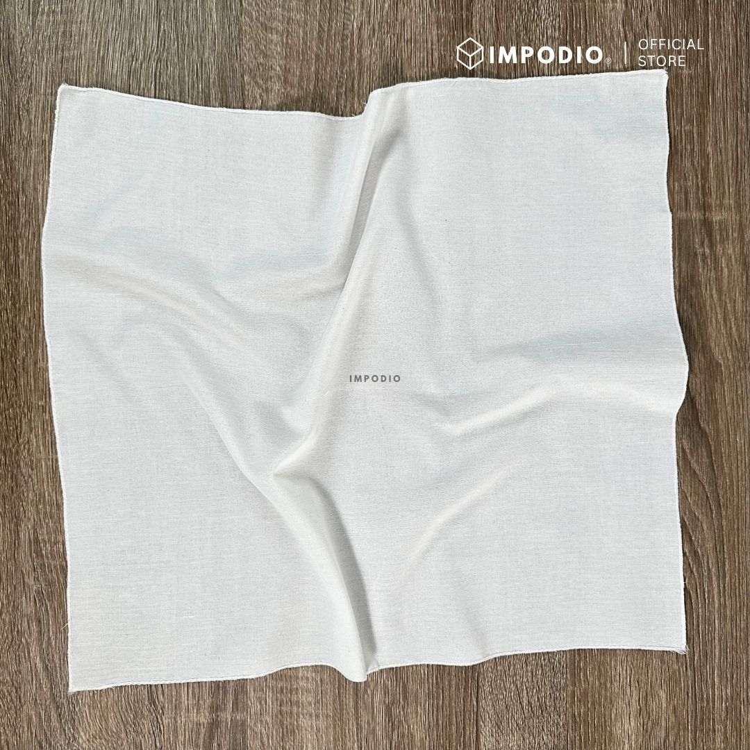IMPODIO Kain blacu untuk aksesoris photography putih clean ukuran 50cm