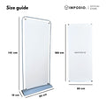 IMPODIO Banner Standing Frame Poster Display 80x180cm - Stand Banner Custom Kokoh untuk Promosi Toko Cafe Pameran dan Event Organizer