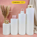 IMPODIO podium tabung bulat kayu kokoh - Podium silinder untuk display toko / props studio