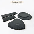IMPODIO Rounded Stone Steak Piring batu bulat aesthetic high