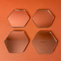 IMPODIO Cermin mini kecil hiasan craft 5 variant bentuk props photo