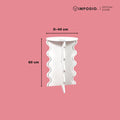 IMPODIO Podium Display Portable Aesthetic – Meja Display untuk Booth, Etalase, Pameran & Event