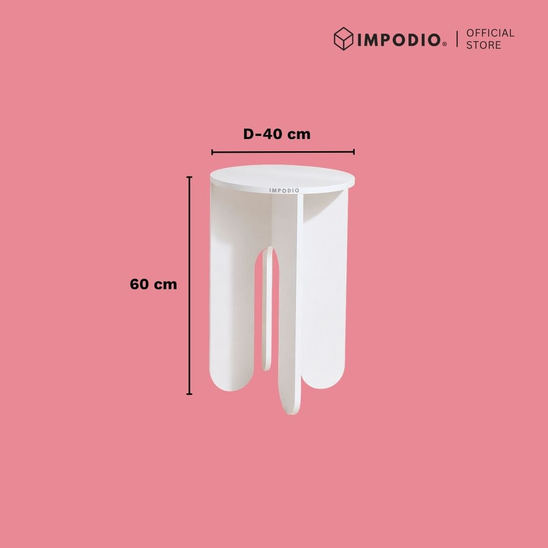 IMPODIO Podium Display Portable Aesthetic – Meja Display untuk Booth, Etalase, Pameran & Event