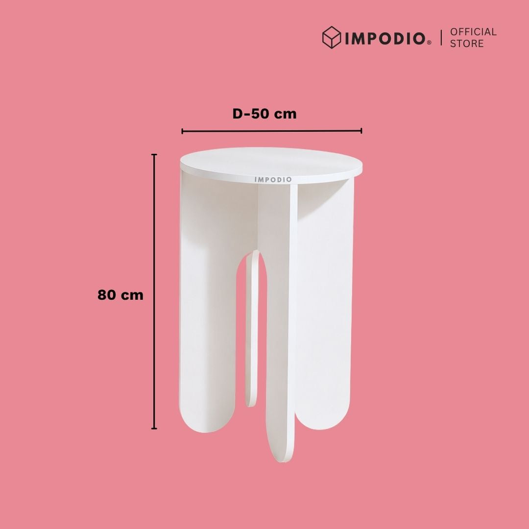 IMPODIO Podium Display Portable Aesthetic – Meja Display untuk Booth, Etalase, Pameran & Event