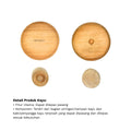 IMPODIO Wood stand premium Diameter 20cm – 30cm