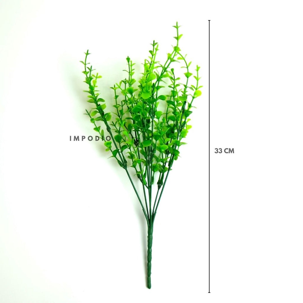 IMPODIO Tangkai rumput hijau artificial - Props foto