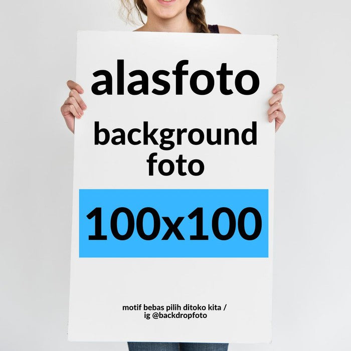 Alas foto atau background gulung UKURAN besar | 100x100 cm