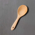 IMPODIO Centong Nasi Kayu solid panjang 20cm rapih - tampak samping