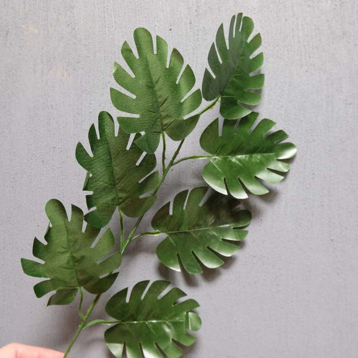 Daun Tangkai montsera 7 daun palsu photo props IMPODIO