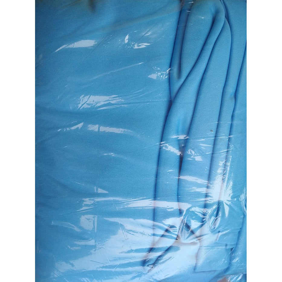Background / Backdrop foto polos biru 2,4x6 meter