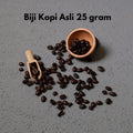 IMPODIO Biji Kopi asli untuk 25 Gram dan 50 Gram coffe beans untuk - tampak samping