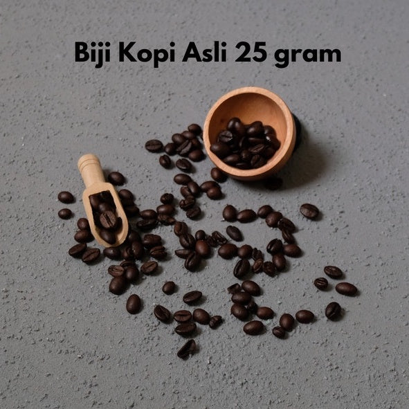 IMPODIO Biji Kopi asli untuk 25 Gram dan 50 Gram coffe beans untuk - tampak samping