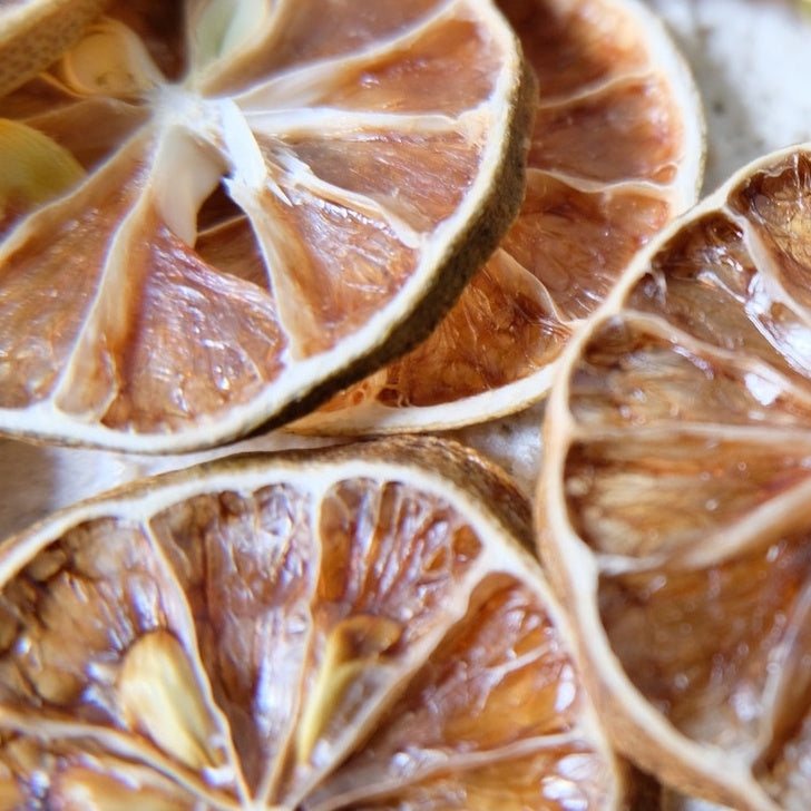 IMPODIO Dried Lemon – lime kering props photo rustic vintage - dalam penggunaan