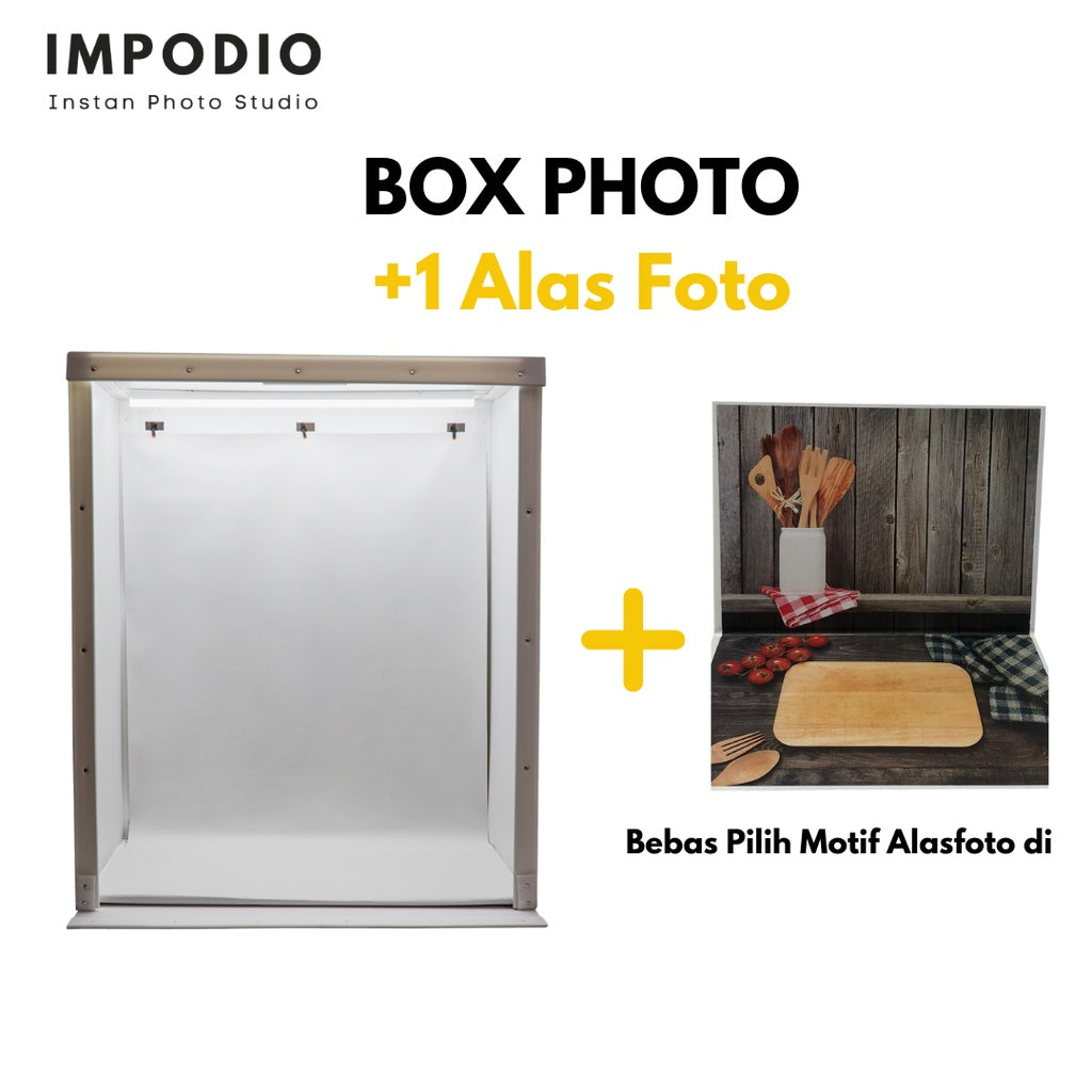 IMPODIO Box photo studio ukuran 1m x 1m