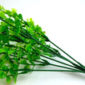 IMPODIO Tangkai rumput hijau artificial - Props foto - close up