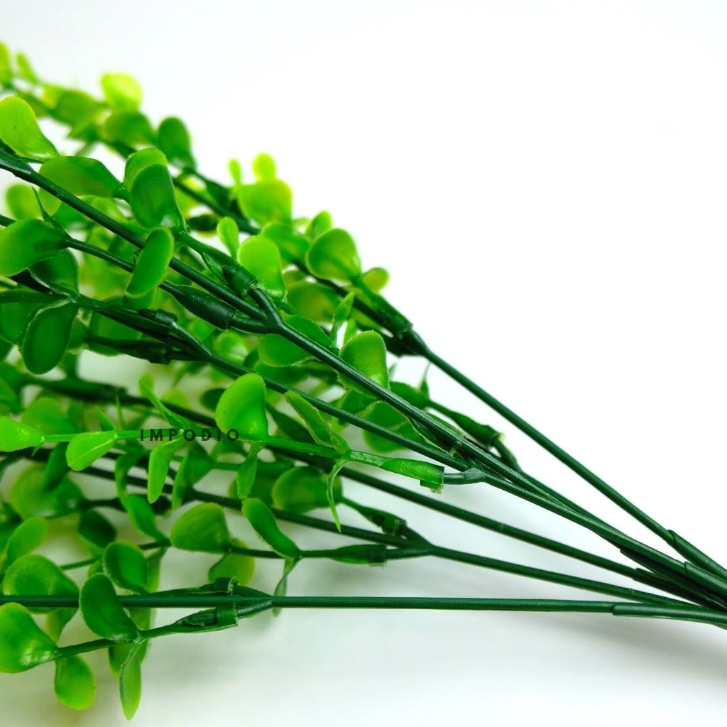 IMPODIO Tangkai rumput hijau artificial - Props foto