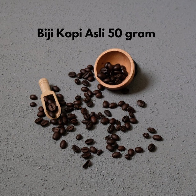 IMPODIO Biji Kopi asli 50 Gram untuk props foto