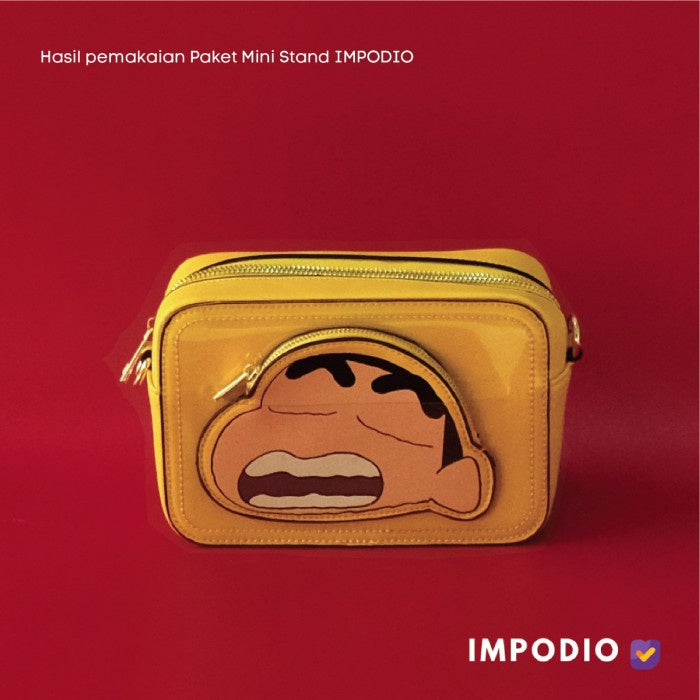 IMPODIO Paket Mini stand ukuran 65x70cm + Background Lengkap dan simple