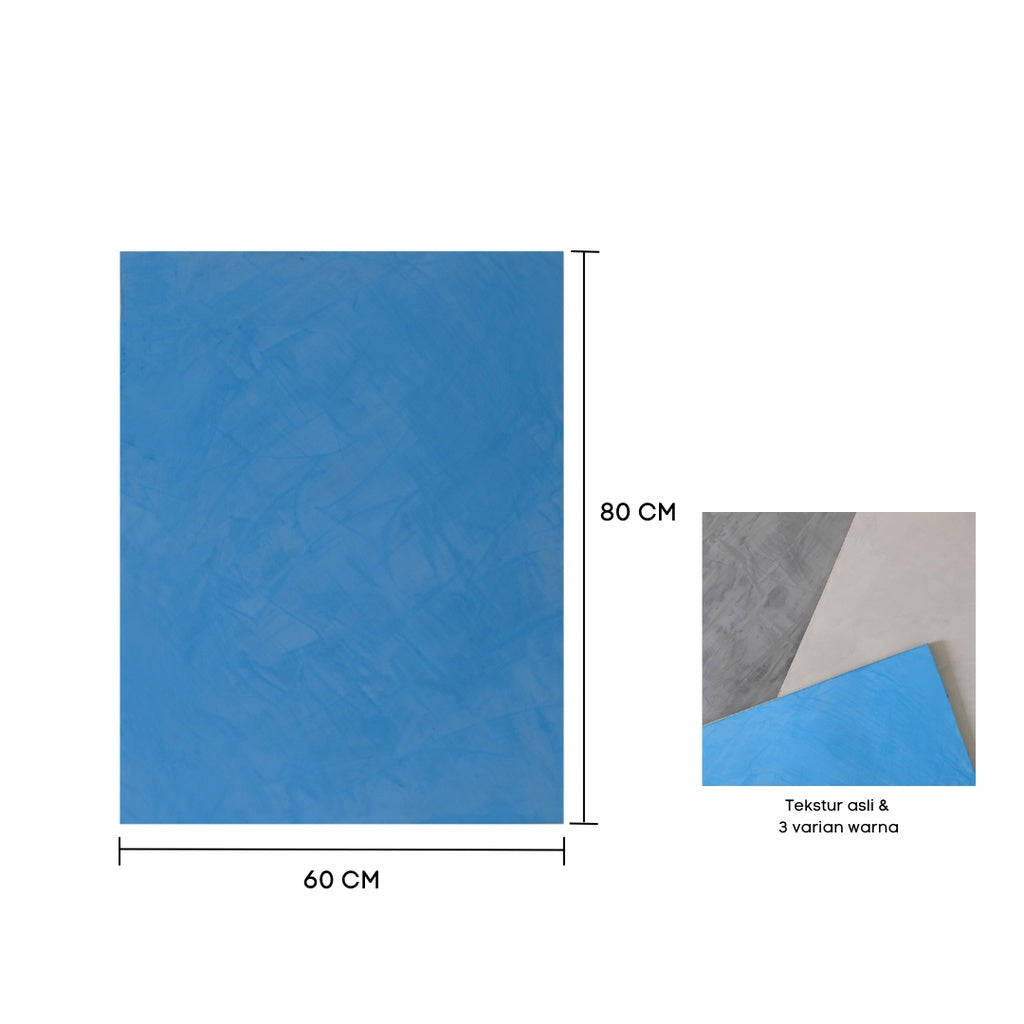 IMPODIO Artboard stucco series Cooks blue IMPODIO - tampak samping