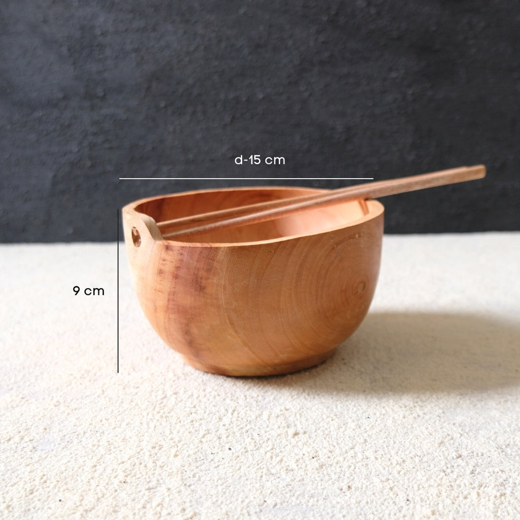 IMPODIO Mangkok ramen jepang diameter 15cm Free sumpit