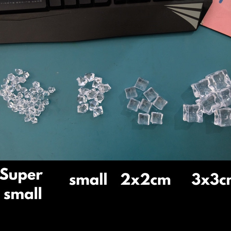 IMPODIO Es batu palsu / Fake ice cube ukuran 2x2cm realistis - Aksesoris photo