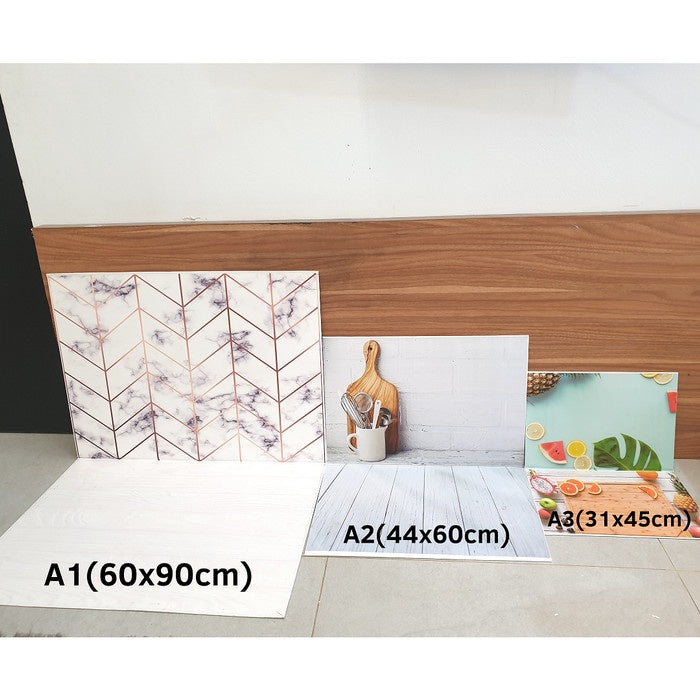 Alas foto jumbo lipat waterproof motif ukuran 100x100cm