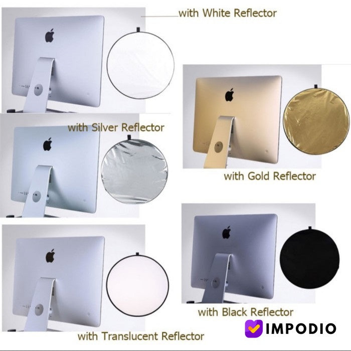 IMPODIO Reflektor Oval ukuran 60 x 90cm / Pemantul cahaya lighting